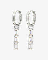 Baguette Bundle Hoop Set Small Argento