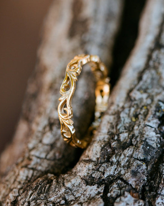 Fantasy Anello Oro Rosa