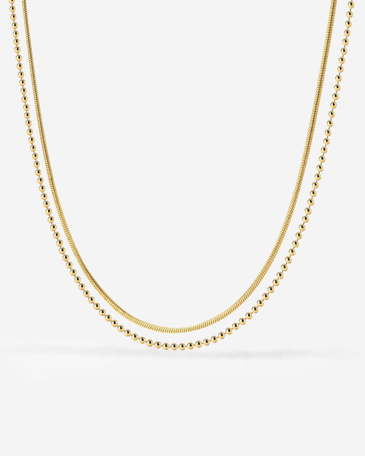 Duo Beads Collana Oro