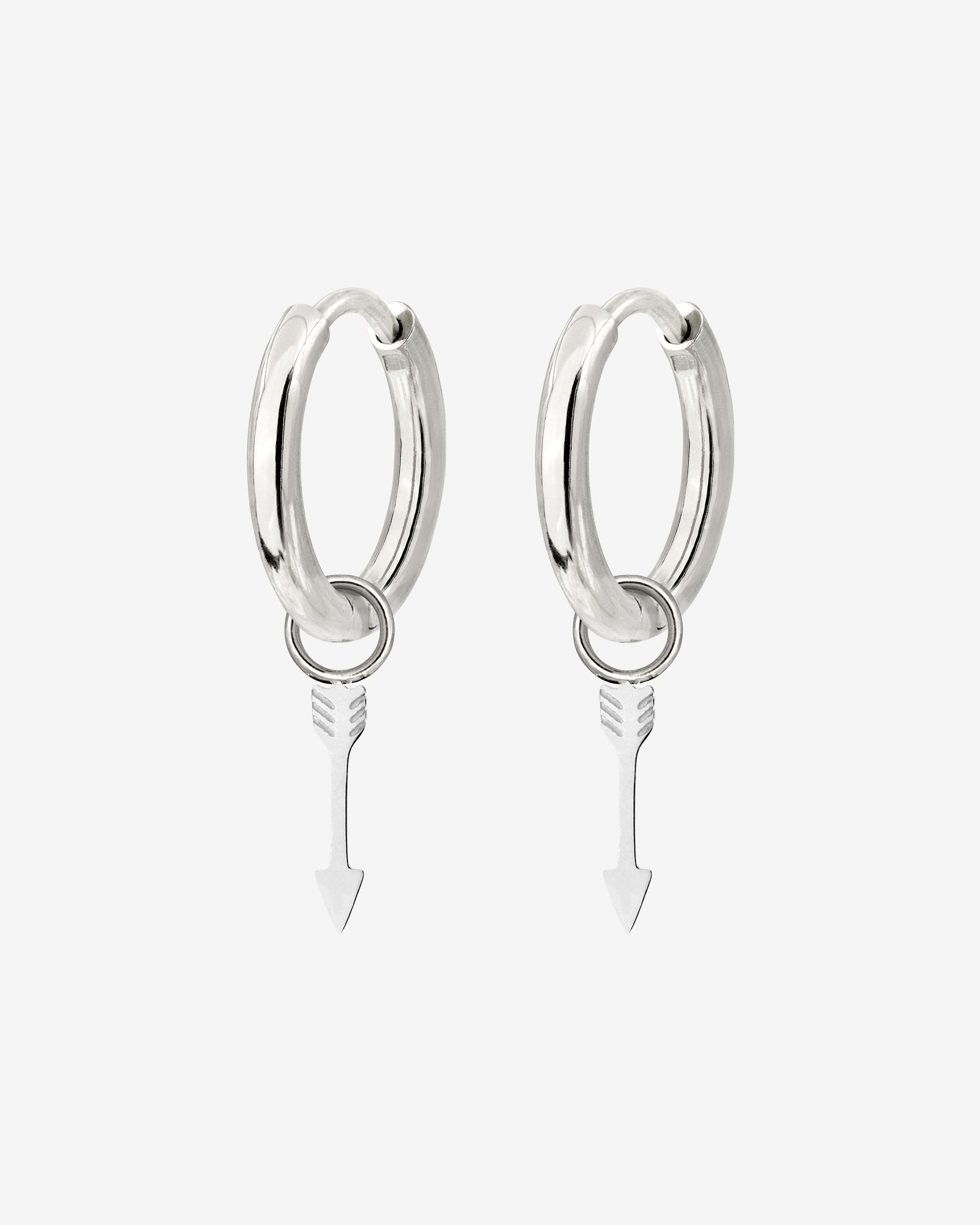 Cupid Arrow Hoopies Argento