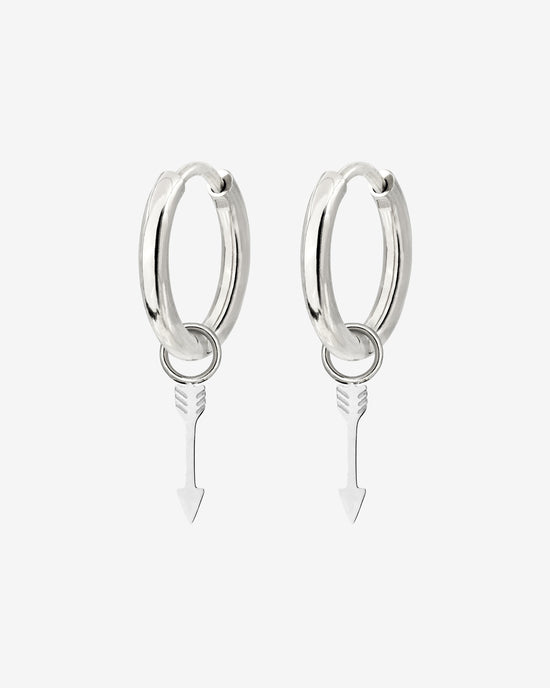 Cupid Arrow Hoopies Argento