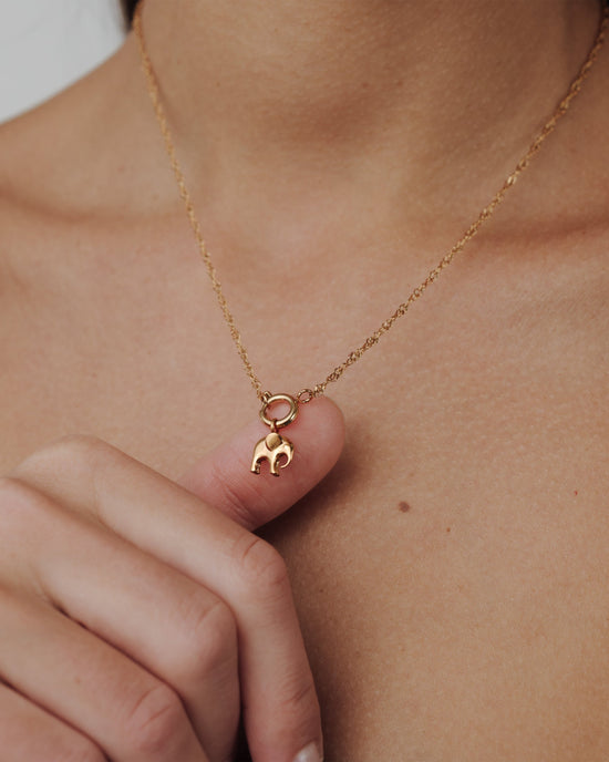 Elephant Singapore Chain Collana Set Oro