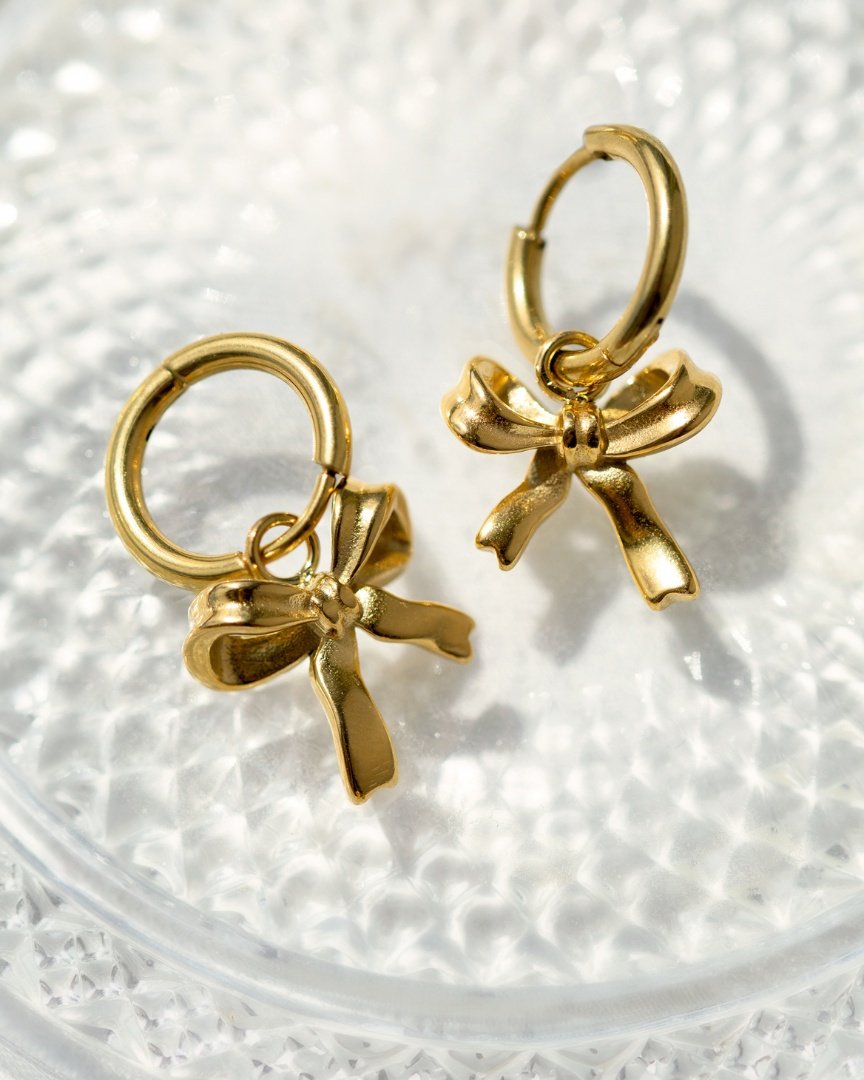 Pretty Ribbon Hoop Set Small Oro