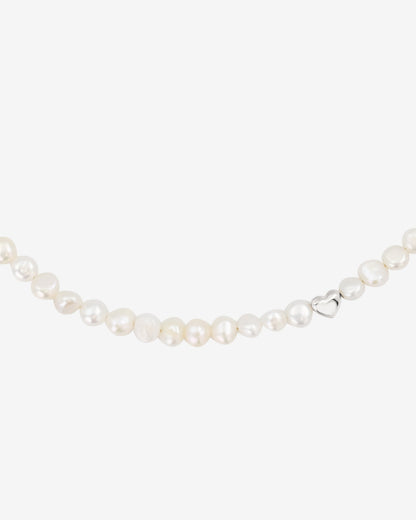 Retro Love Pearl Collana Argento