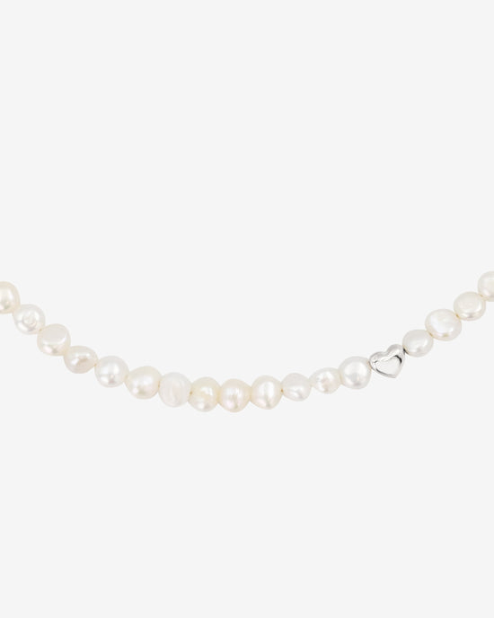 Retro Love Pearl Collana Argento