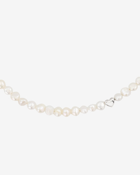 Retro Love Pearl Collana Argento
