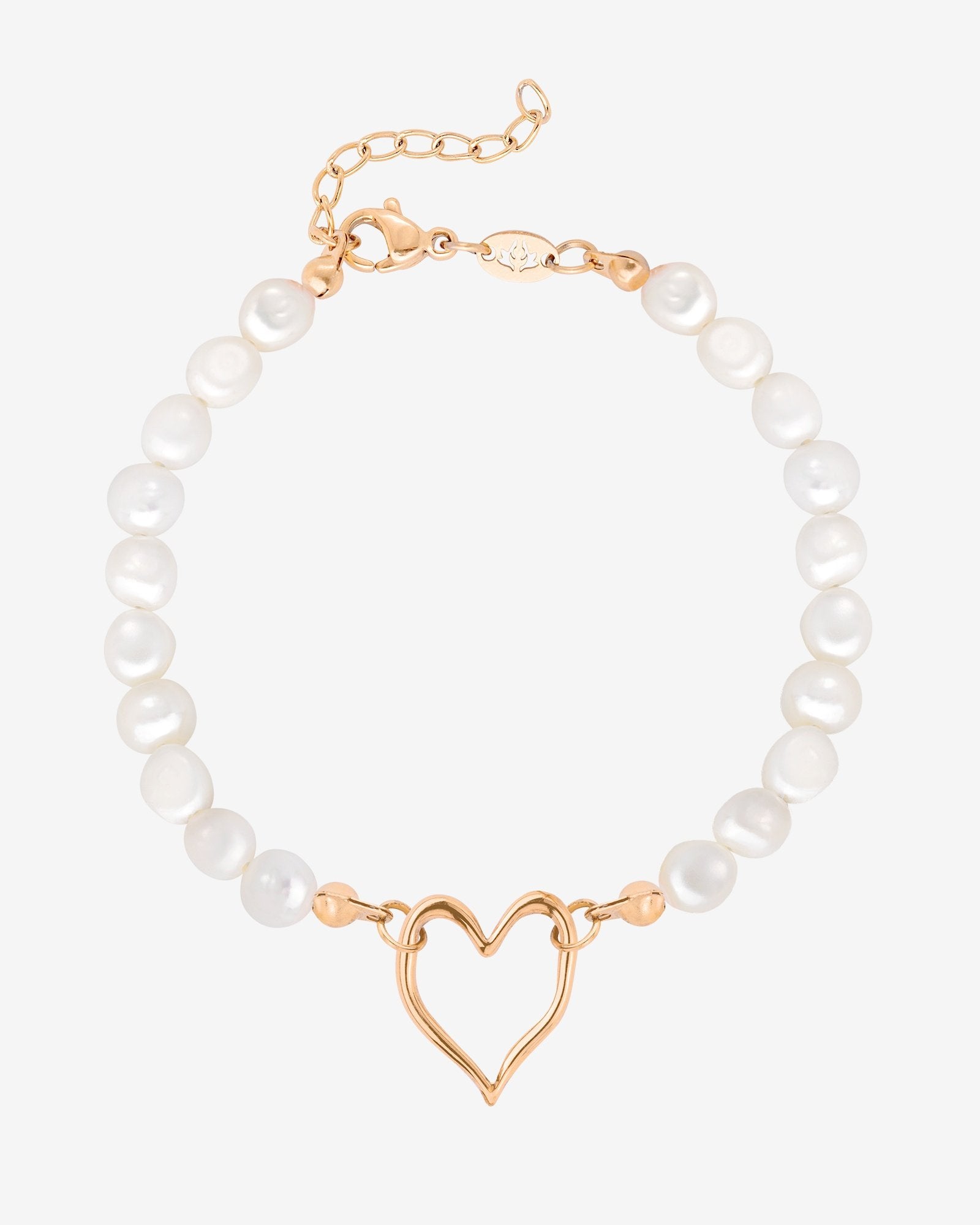 Melting Heart Pearl Bracciale Oro Rosa