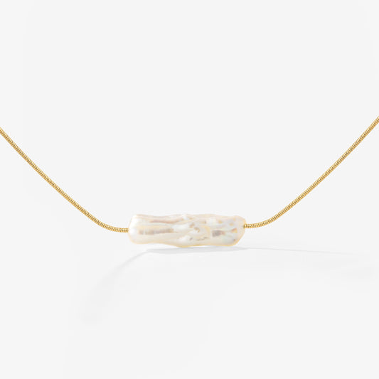 Luminous Pearl Choker Oro
