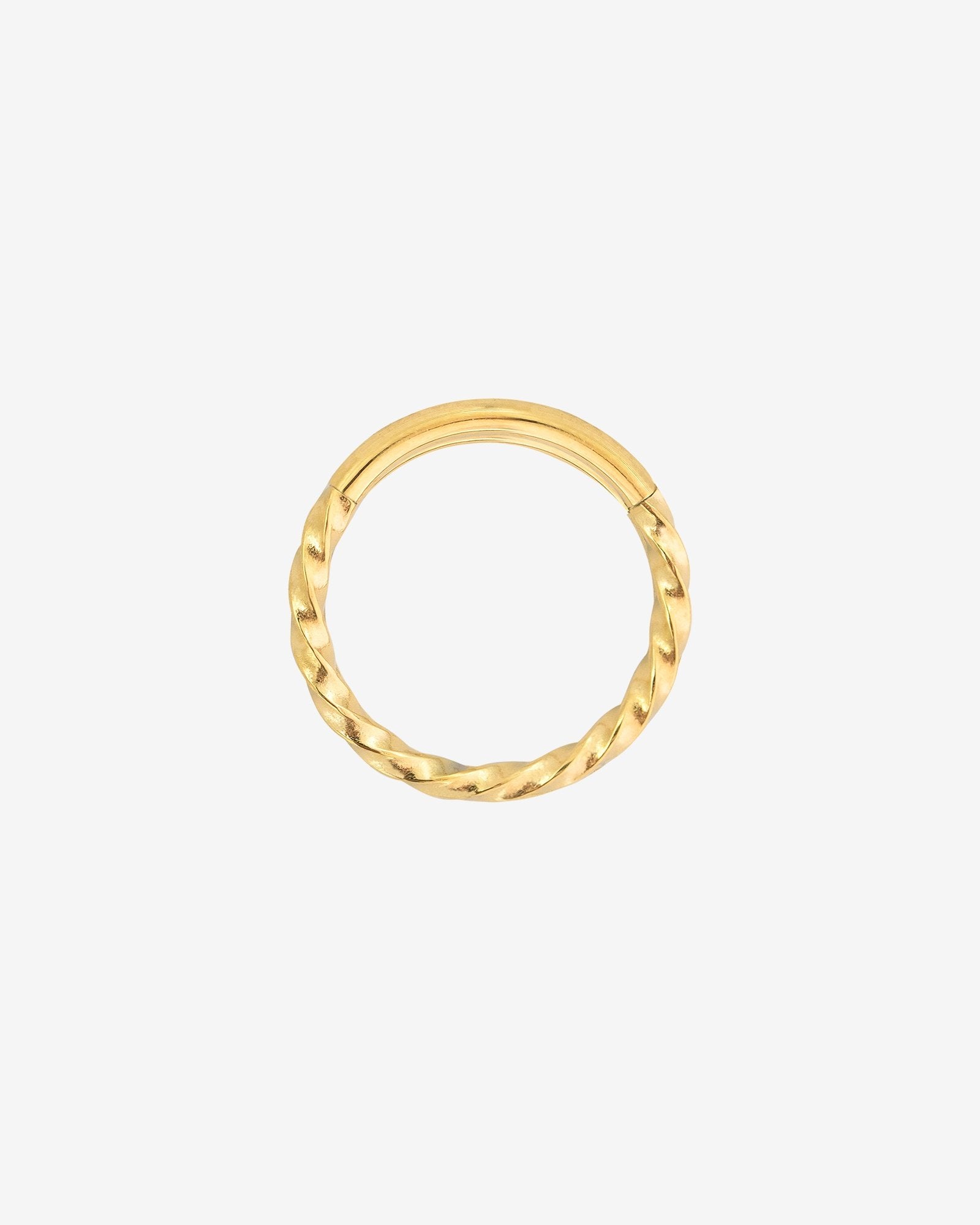Twisted Click Piercing Oro
