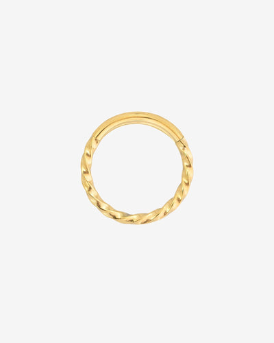 Twisted Click Piercing Oro