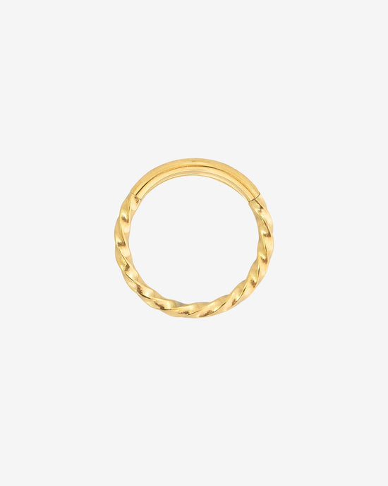Twisted Click Piercing Oro