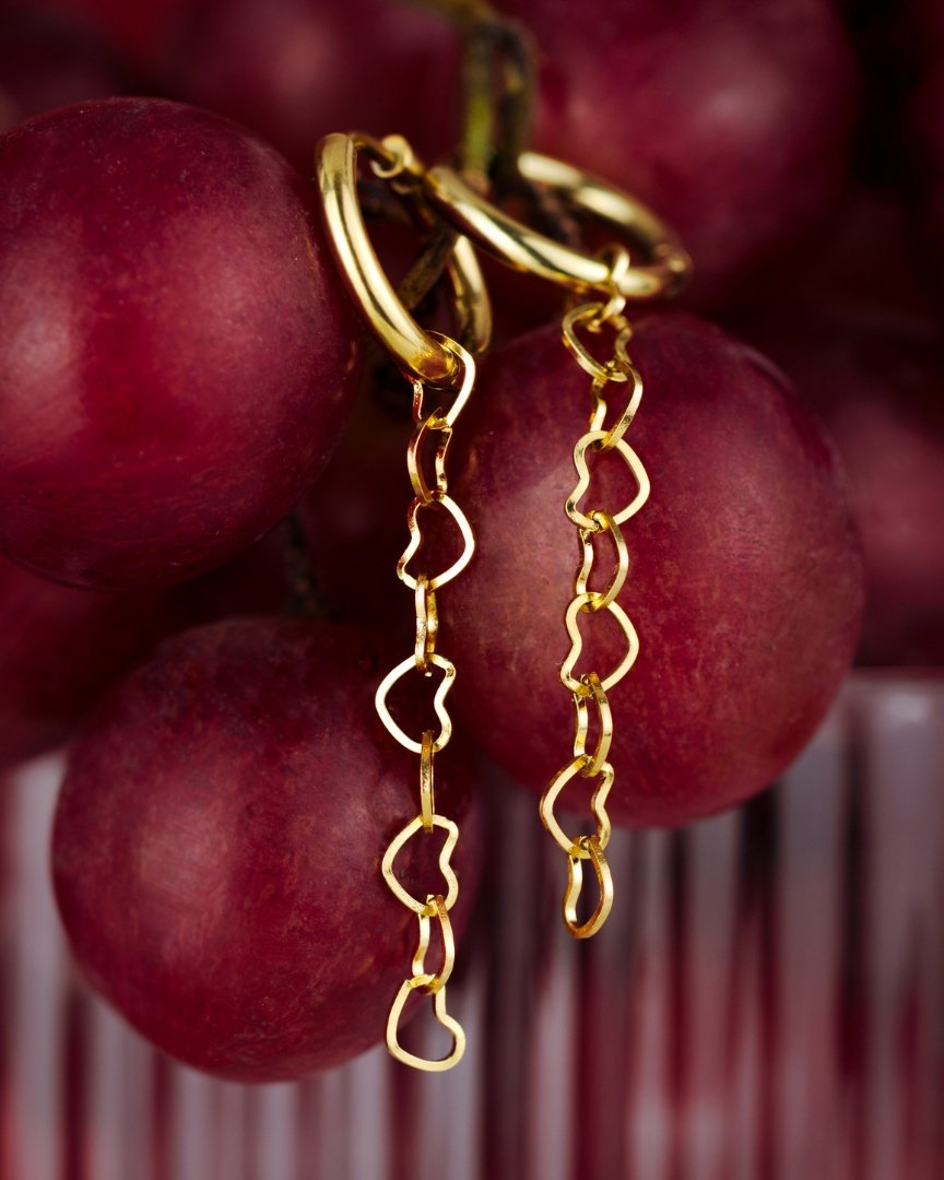 Heart after Heart Hoop Set Small Oro