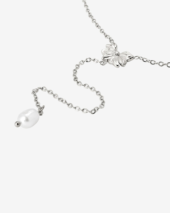 Petal Pearl Collana Y Argento