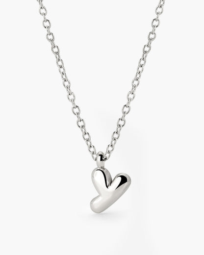 Bubble Letter Collana Argento