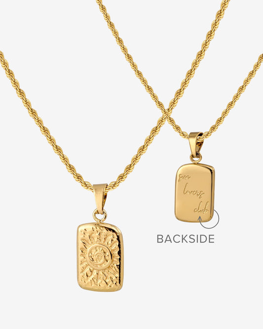 Sun Lover Pendant Collana Oro