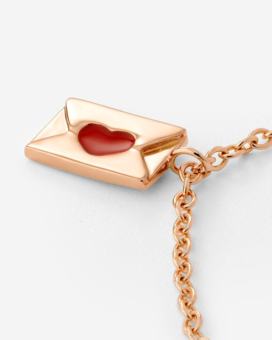 Love Letter Collana Oro Rosa
