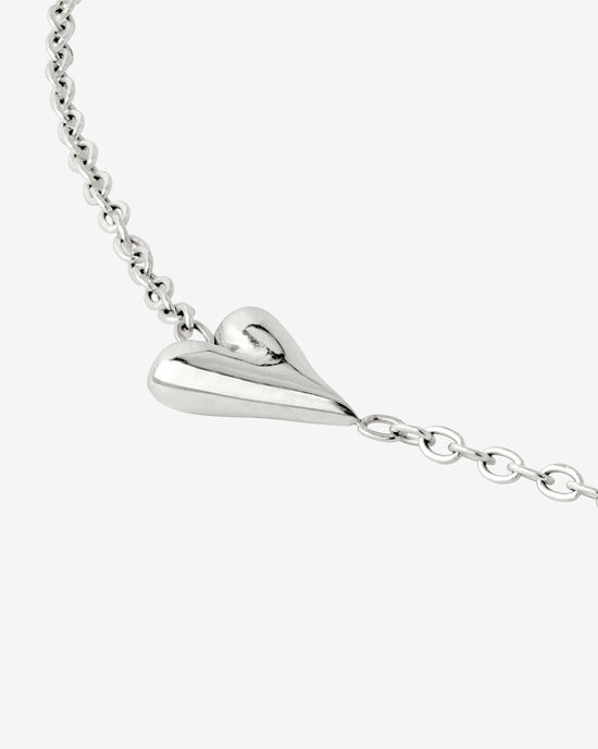 Flowy Heart Collana Bundle Argento