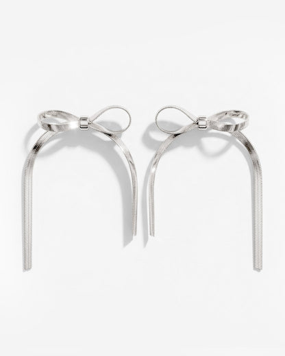Sweet Bow Orecchini Argento