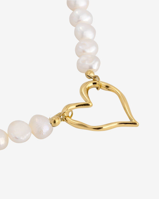 Melting Heart Pearl Bracciale Oro