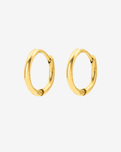 Slim Hoops Small Oro