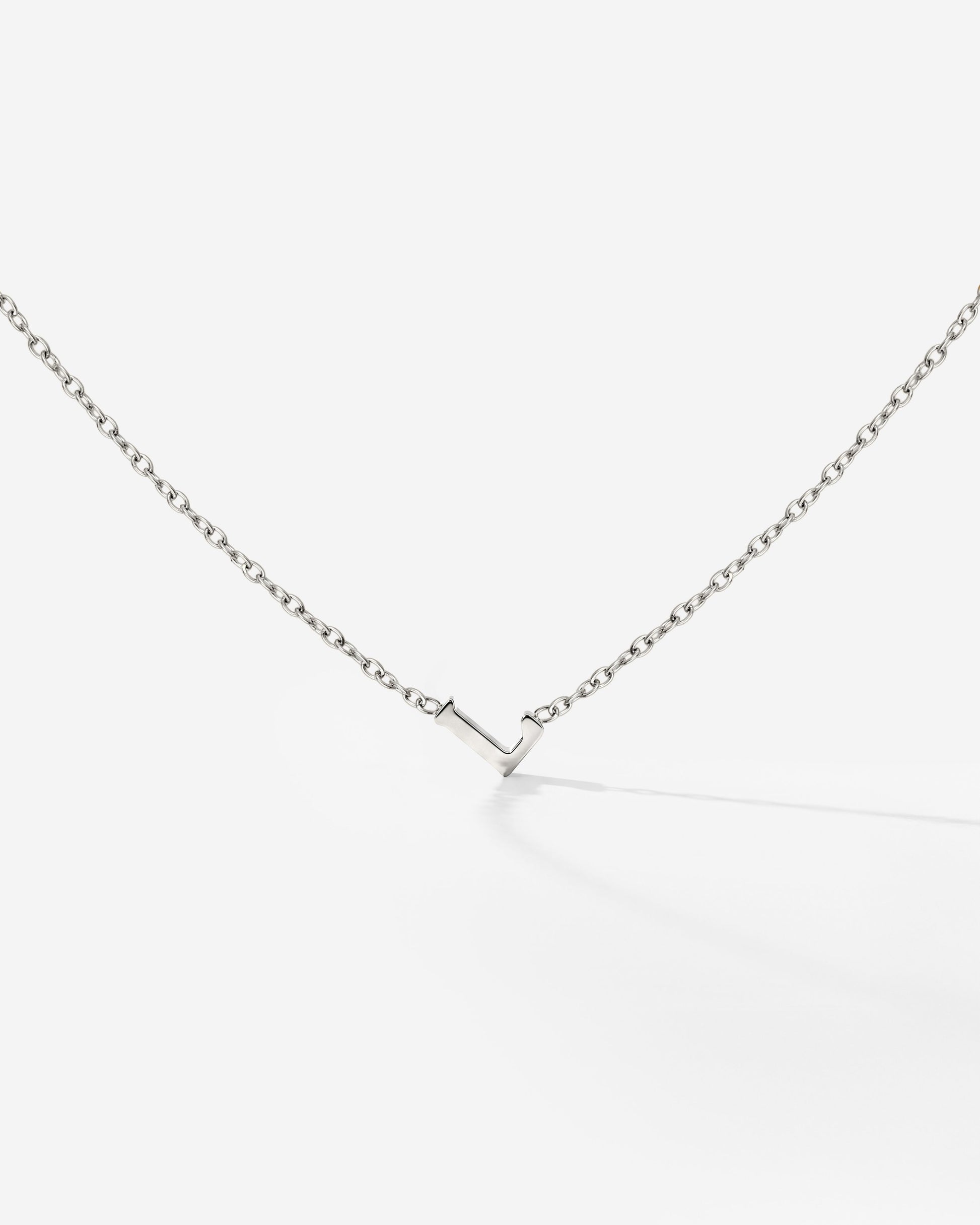 Tiny Letter Necklace