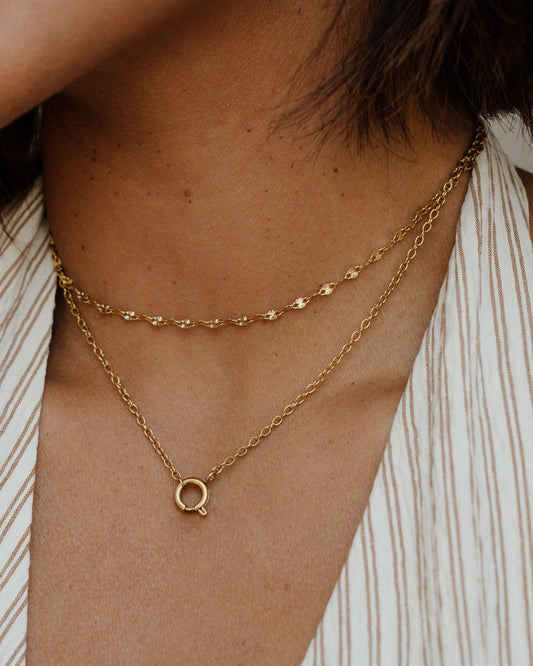 Classic Chain Charm Oro