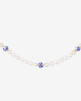 Flower Tile Pearl Collana Oro
