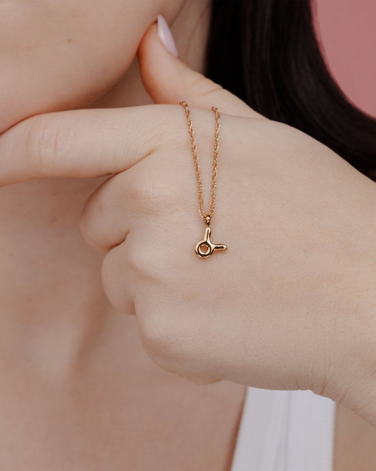 Taurus Bubble Collana Oro Rosa