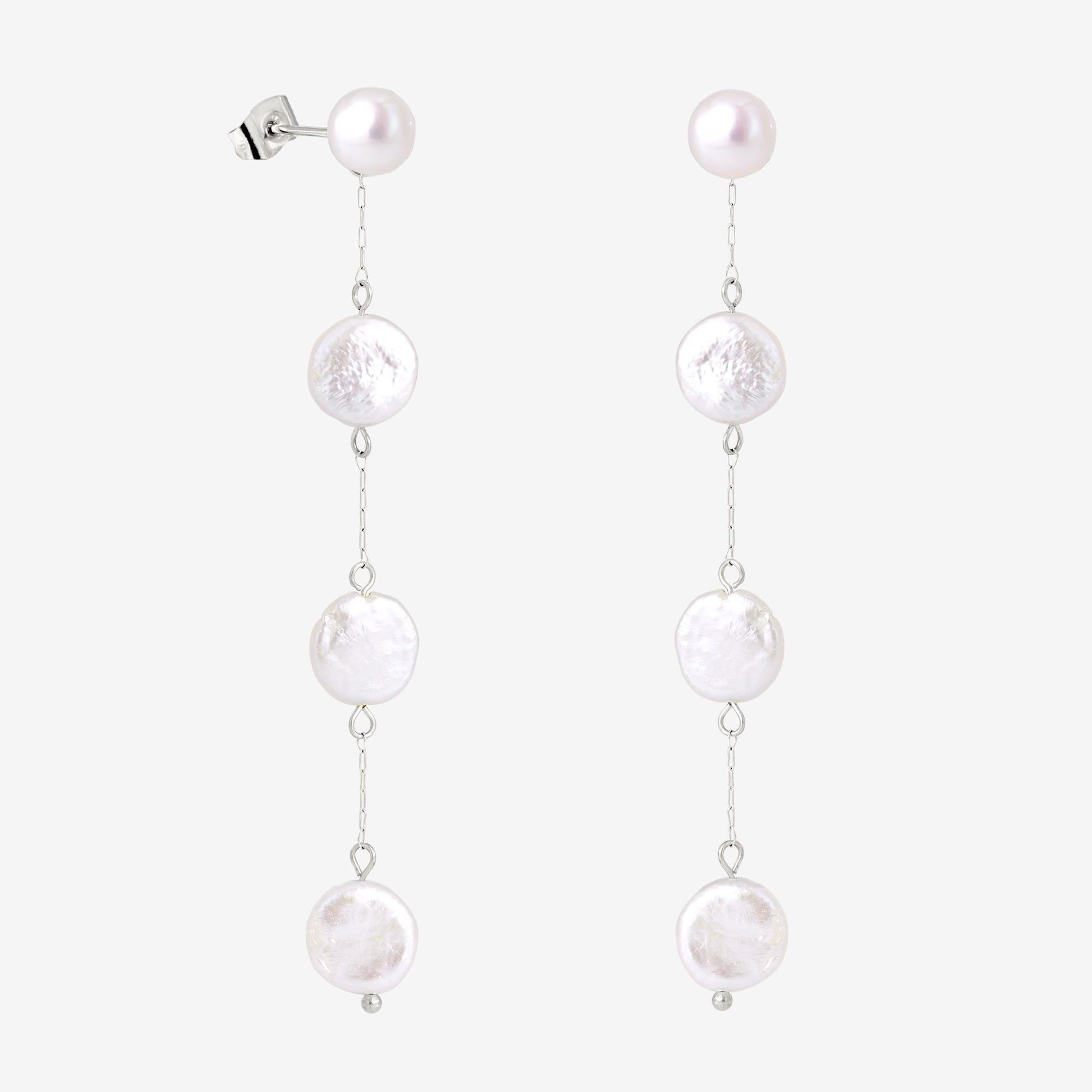 Pure Love Pearl Orecchini Argento