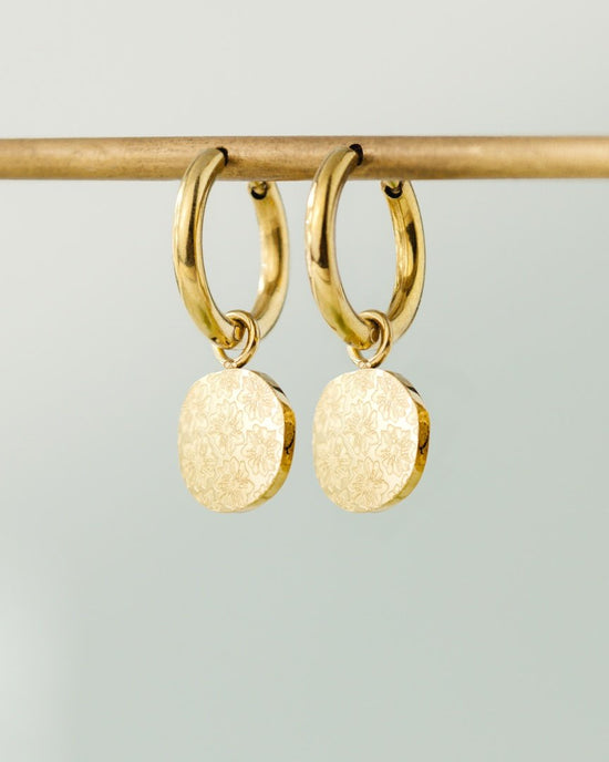 Everbloom Hoop Set Small Oro Rosa