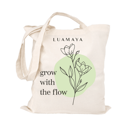 Borsa di iuta Grow with the flow