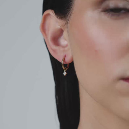 North Star Hoop Set Small Gold