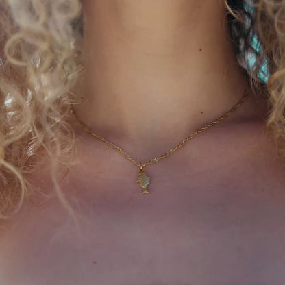 Pezito Collana Oro Rosa