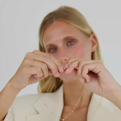 Infinite Beads Collana Oro Rosa