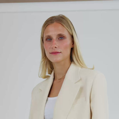 Curvy Beads Choker Argento