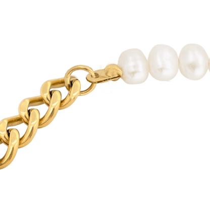 Chain'n'Pearls Collana Oro