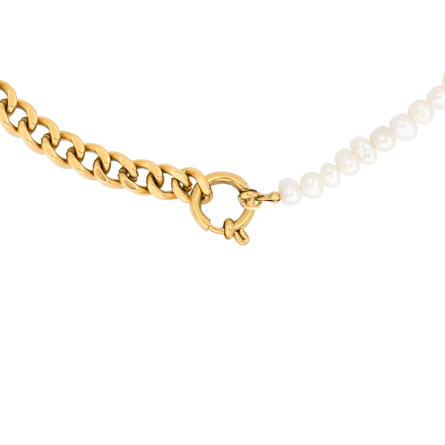 Chain'n'Pearls Collana Oro