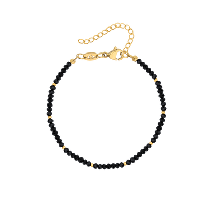 Pretty Black Pearls Bracciale Oro