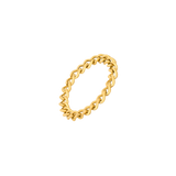 Curb Chain Anello Oro