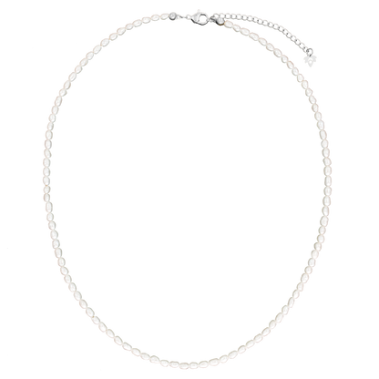 Perlita Choker Argento