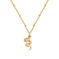 Rainbow Leni Snake Collana Oro