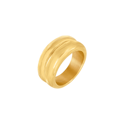 Chunky Twin Anello Oro