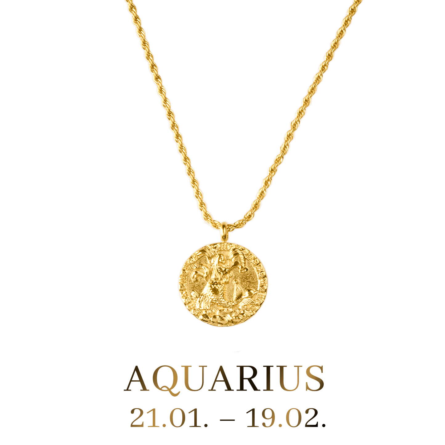 Aquarius Collana Oro