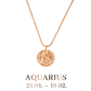 Aquarius Collana Oro Rosa
