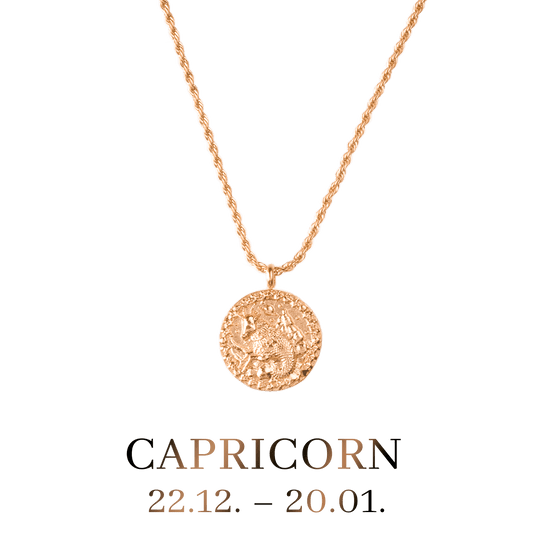 Capricorn Collana Oro Rosa