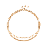 Duo Cavigliera Oro Rosa