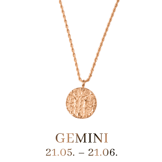 Gemini Collana Oro Rosa