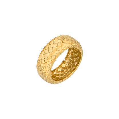 Snake Skin Anello Oro