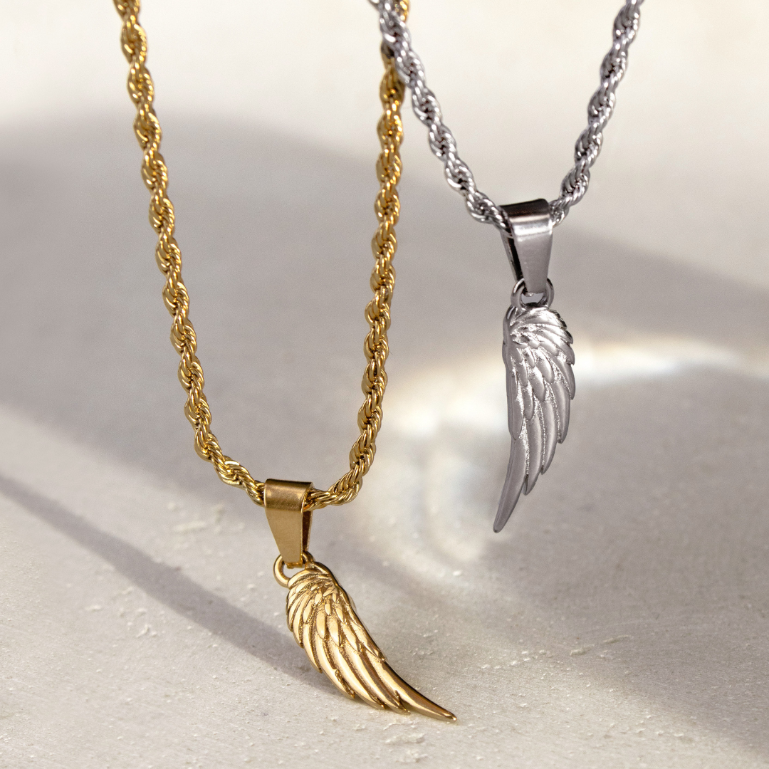 Angel Wing Collana Oro