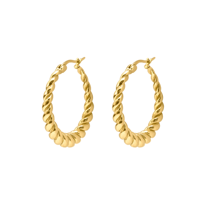 Curly Hoops Oro